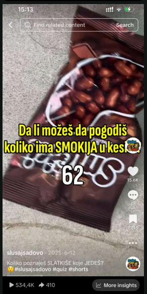 Primer video sadržaja kreiranog oko brenda — ilustracija, nije stvarno sponzorstvo